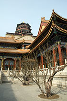 Pekin, Letni Pałac - fragm. Wieży Wonności Buddy