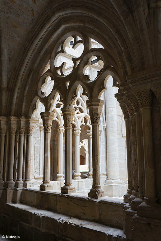 Katalonia, krużganki klasztoru w Poblet