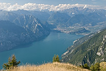 Monte Baldo, widok na Riva Del Garda