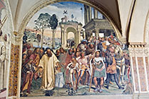 Monte Oliveto Maggiore, jeden z fresków