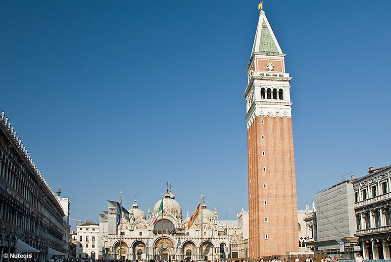 Wenecja, Plac św. Marka z bazyliką i dzwonnicą