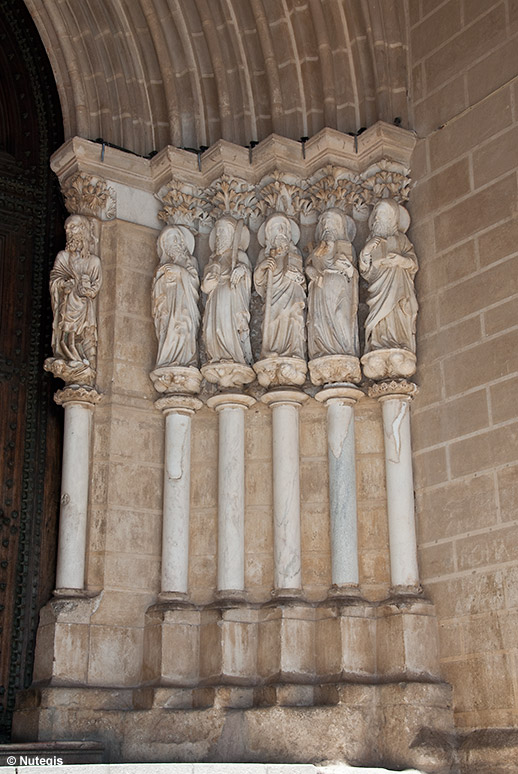 Évora, fragment portalu katedry