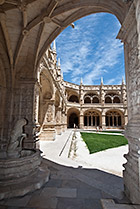 Lizbona, krużganki klasztoru Hieronimitów