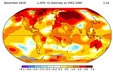 Mapa globalnego ocieplenia