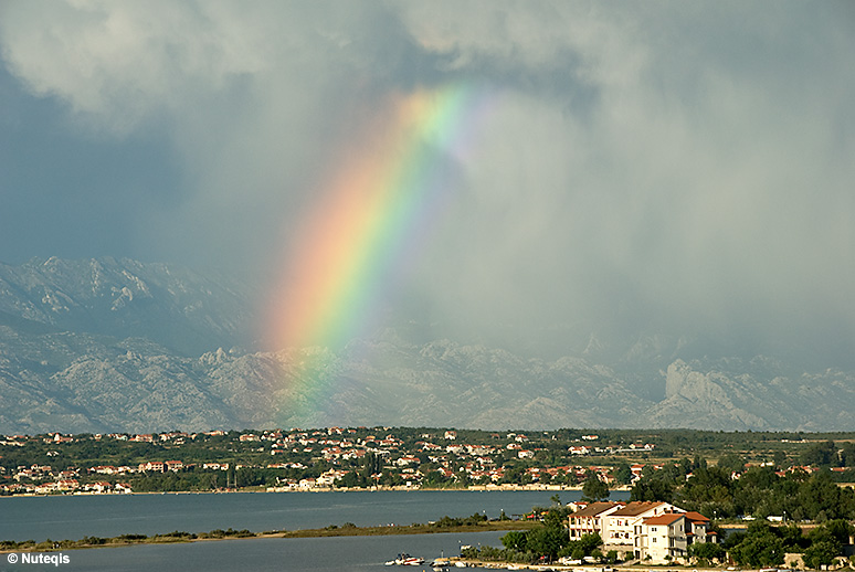 Chorwacja, burza opuszcza Nin