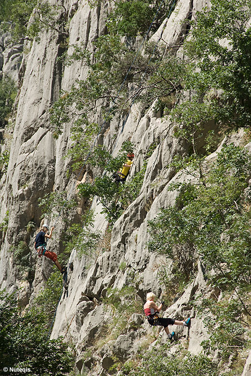 Chorwacja, Paklenica - wspinaczka skałkowa