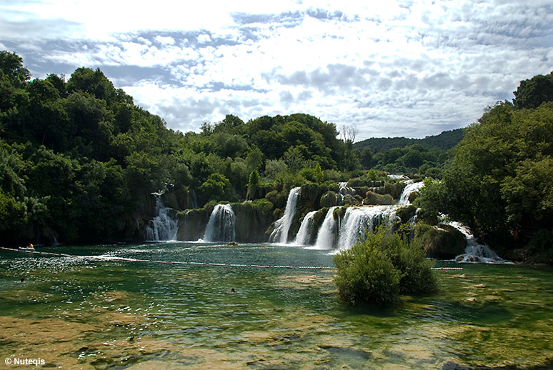 Chorwacja, P.N. Krka, Skradinski Buk - końcowy fragment