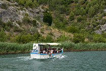Chorwacja, taxi na rzece Krka