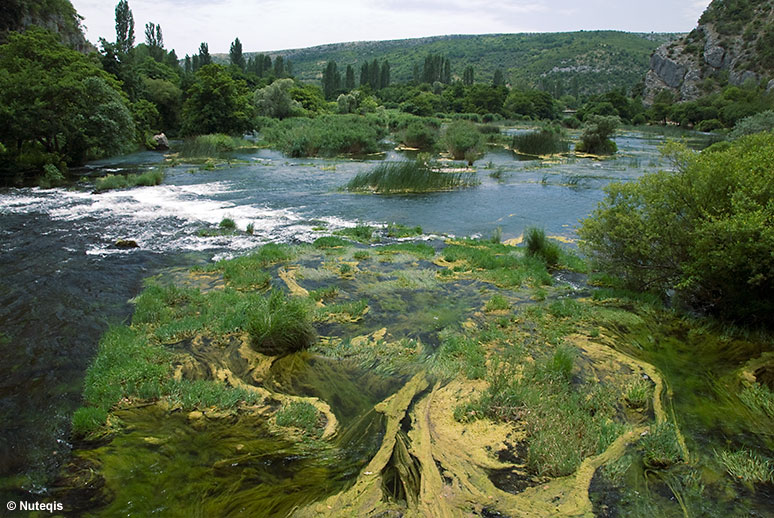 Chorwacja, rzeka Krka - górny bieg