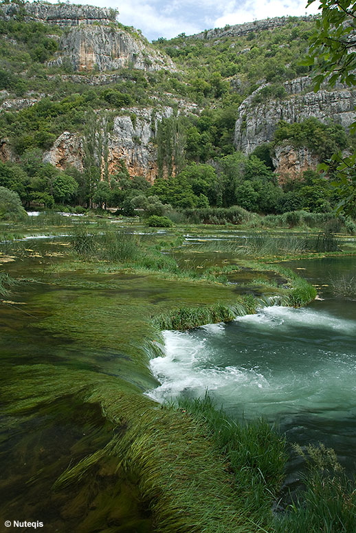 Chorwacja, Krka powyżej Roški Slap