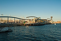 Barcelona, Rambla de Mar - pomost w Starym Porcie