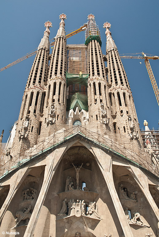 Barcelona, Sagrada Familia - fasada Męki Pańskiej