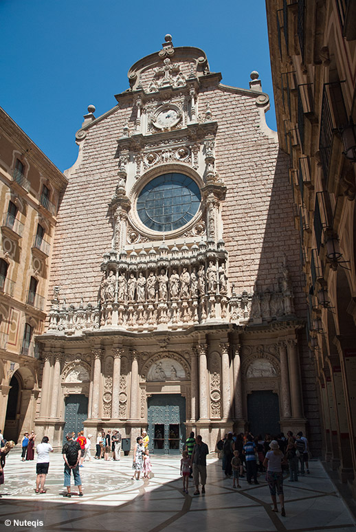 Montserrat, fasada bazyliki