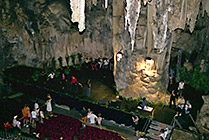 Andaluzja, Cueva de Nerja, przygotowania do występów flamenco