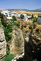 Andaluzja, wąwóz El Tajo przecinający Rondę