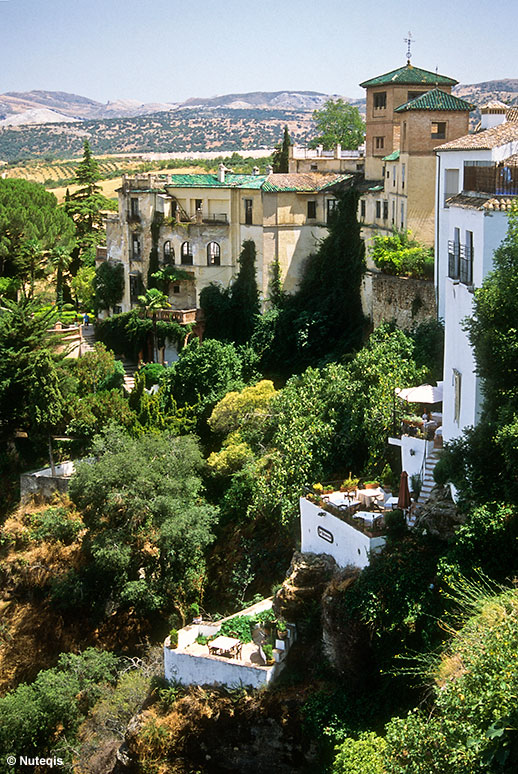 Andaluzja, Ronda, opuszczony Casa del Rey Moro