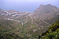 Teneryfa, Taganana - widok z El Bailadero