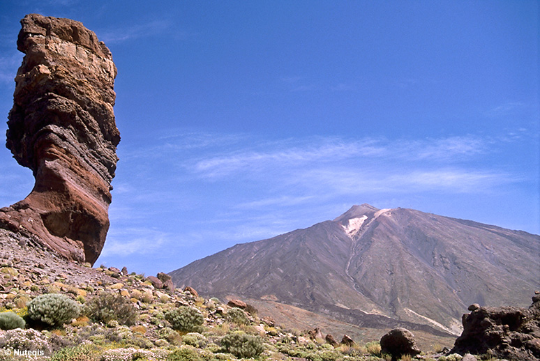 Teneryfa, Pico del Teide widziany ze strony Los Roques de Garcia