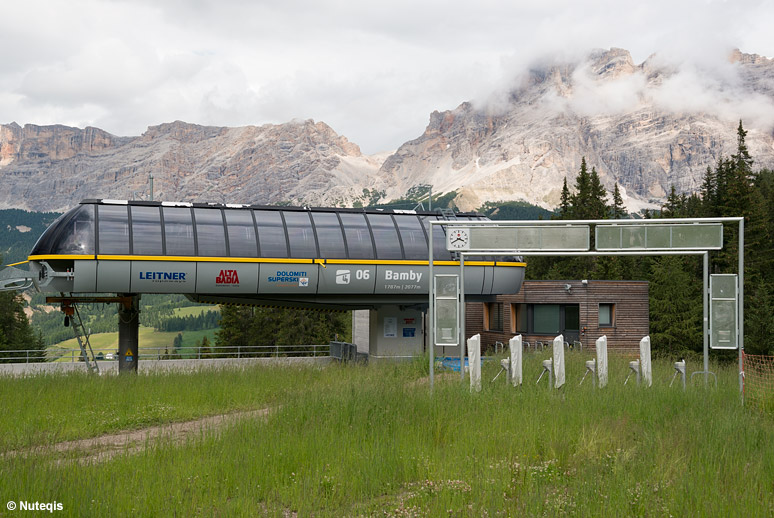 Alta Badia, wyciąg Bamby latem