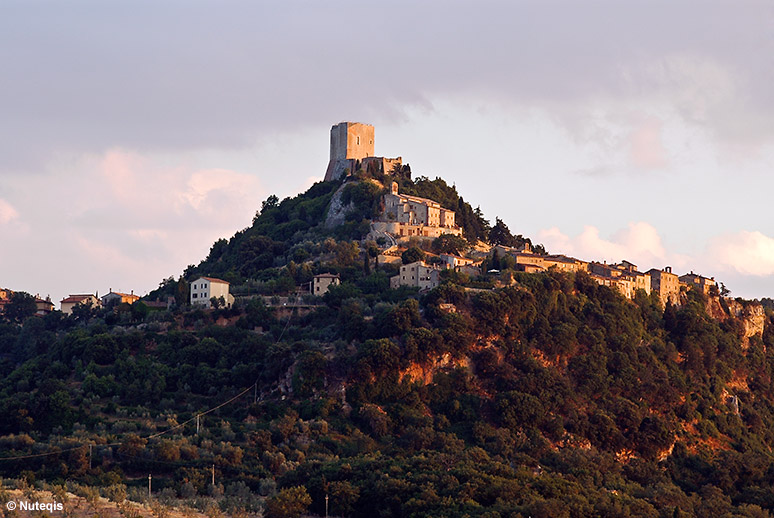 Toskania, forteca Rocca d��Orcia