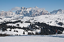 Dolomity, góry w Alta Badia