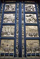 Florencja, baptysterium - drzwi Bramy Raju