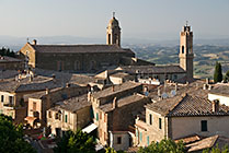 Montalcino, widok z fortezzy