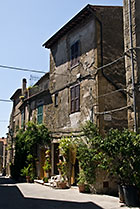 Pitigliano, ukwiecona uliczka