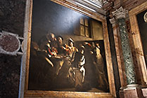 Rzym, San Luigi dei Francesi, obraz Caravaggia Powołanie św. Mateusza