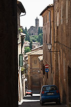 Siena, jedna z malowniczych uliczek