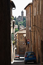 Siena, jedna z malowniczych uliczek