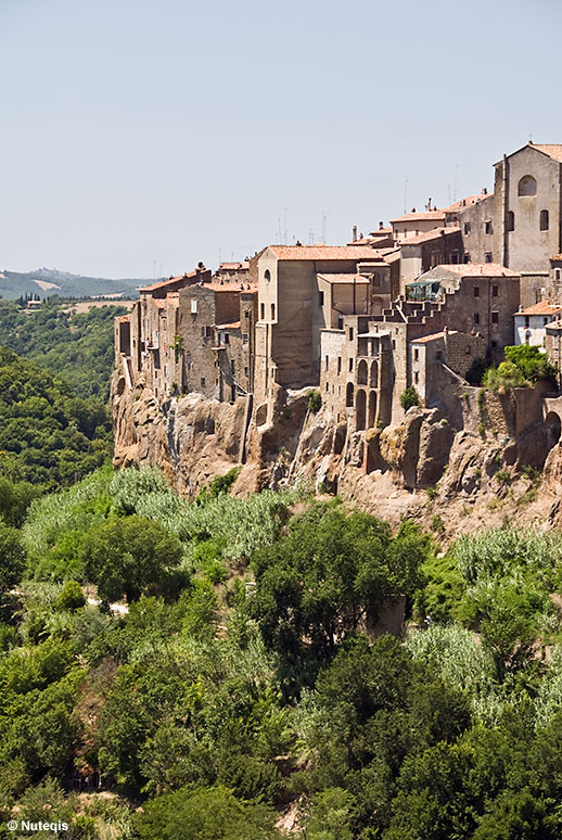 Toskania, Pitigliano - miasto na skale