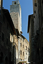 Toskania, wieże San Gimignano