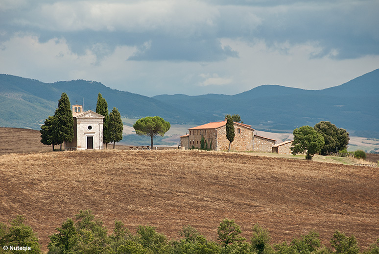 Toskania, Valdorcia - często fotografowany motyw