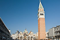 Wenecja, Plac św. Marka z bazyliką i dzwonnicą