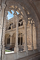 Lizbona, krużganki Mosteiro dos Jerónimos