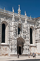 Lizbona, południowy portal Mosteiro dos Jerónimos