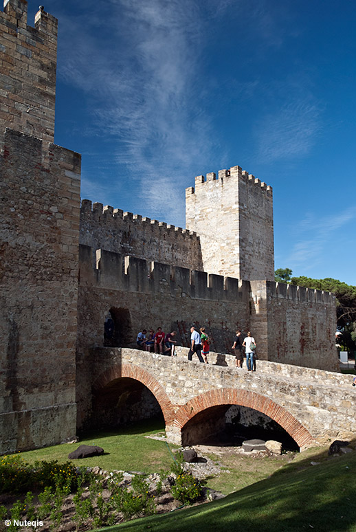 Lizbona, forteca Castelo de São Jorge