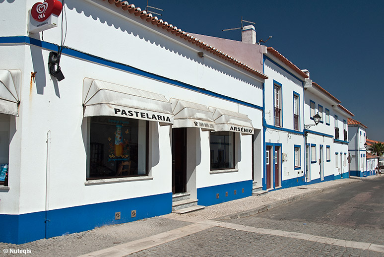 Alentejo, uliczka w Porto Covo