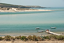 Alentejo, Vila Nova de Milfontes - ujście rzeki Mira