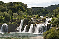 Wodospady w Parku Narodowym Krka, Chorwacja