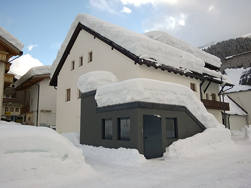 Corvara śnieg w lutym 2014