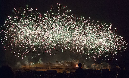 Pokaz sztucznych ogni w Carcassonne fot 1