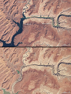 Lake Powell 1999-2015